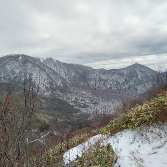 男三瓶山と女三瓶山
この縦走コースが破線になってます