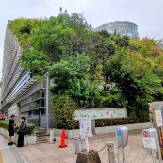 歩道側から・・・