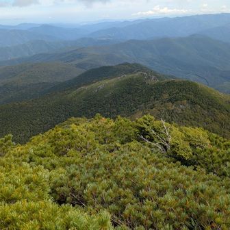 剣ヶ峰の先は徳兵衛山？
しかし、道がないですが😱