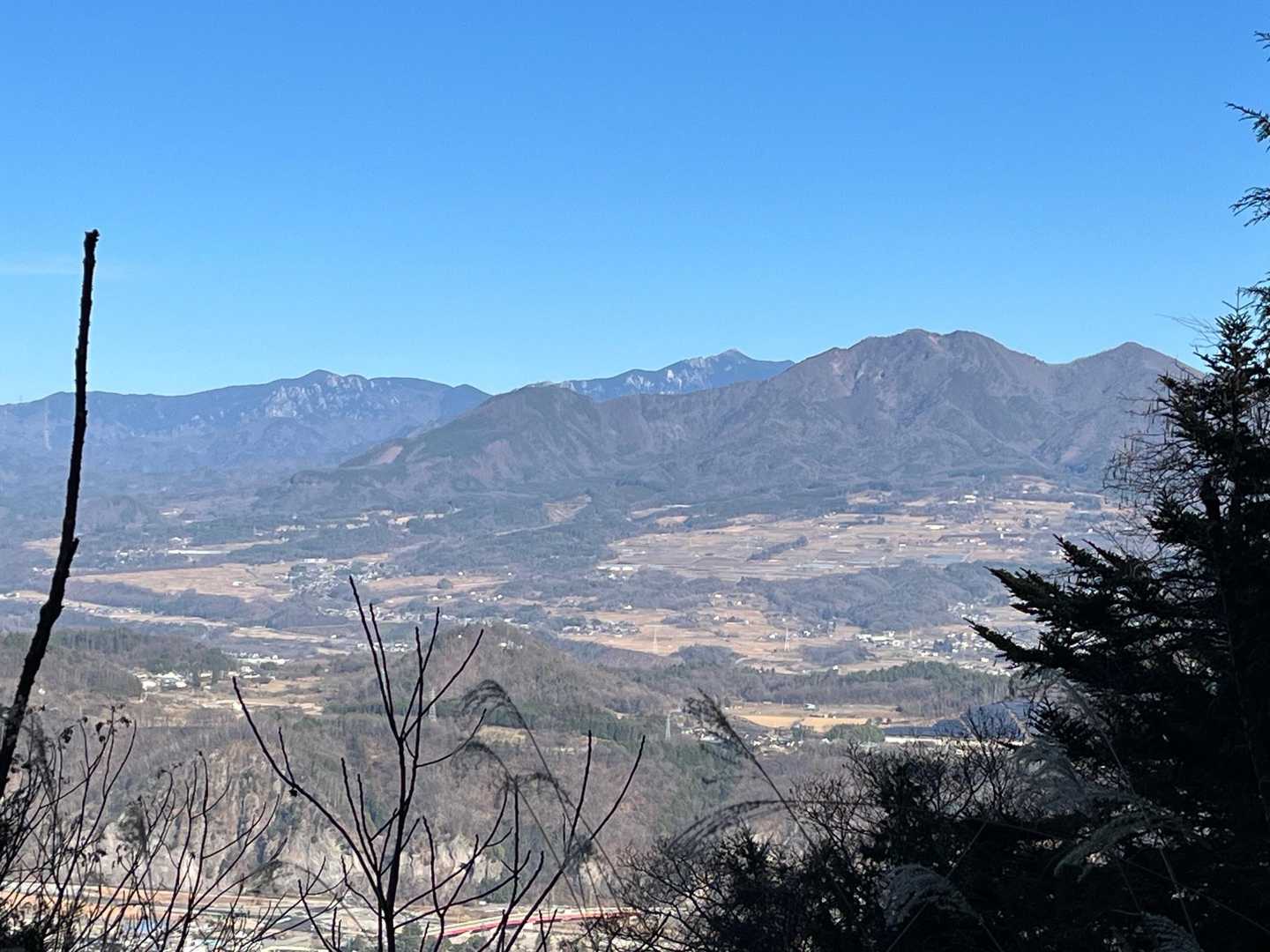 茅ヶ岳、金峰山、瑞牆山