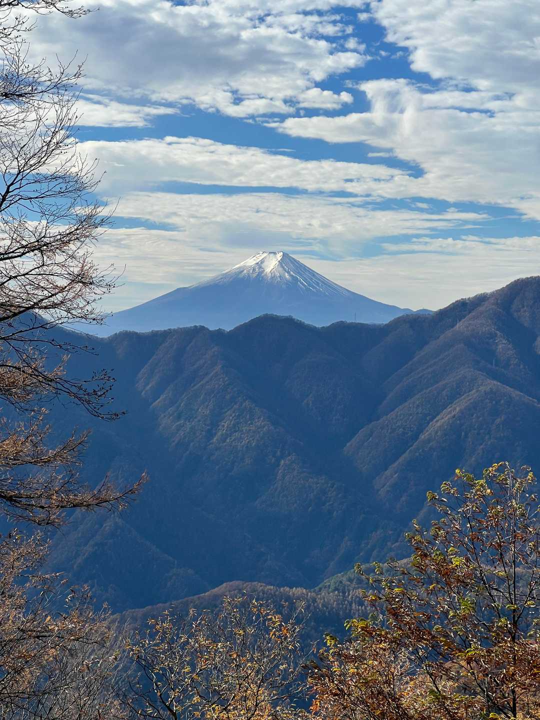 鶴寝山山頂から