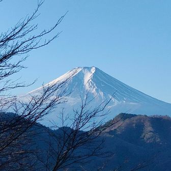 お伊勢山からの富士２（に）
