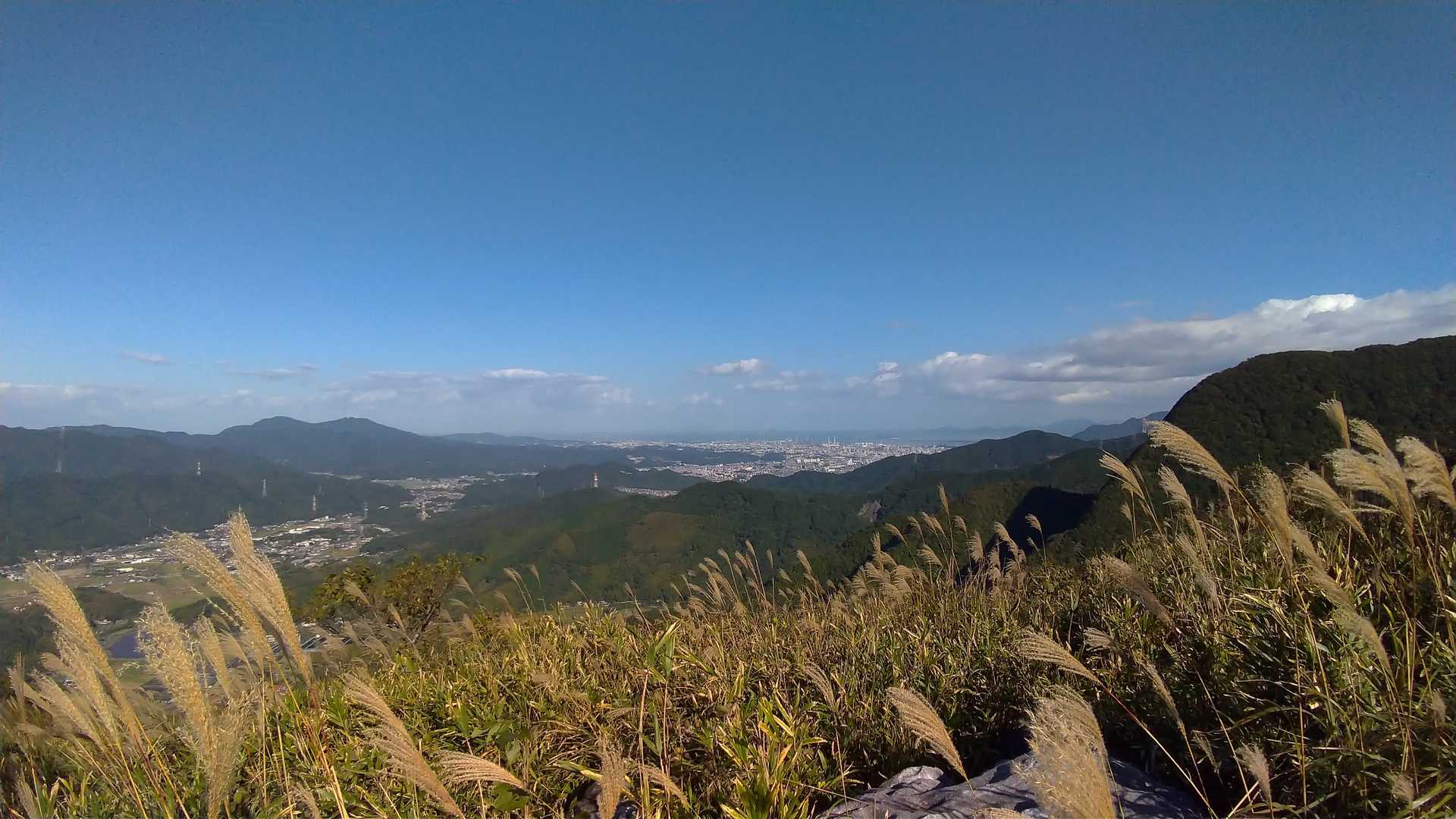 今日は吹上峠🅿からまず大平山へ↗↗　小倉方面の景色が👍️