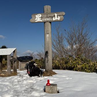 開けた山頂👏
今日はここまでにしときます😌
この先は雪が深いです⛄️
1人じゃ怖くて