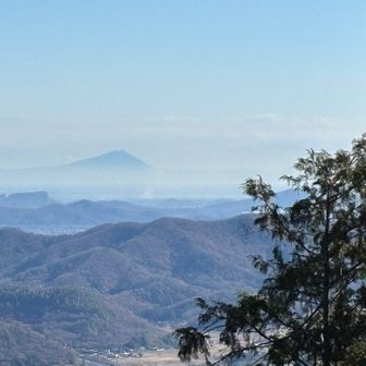 筑波山は段々ぼんやりしてきた😶‍🌫️