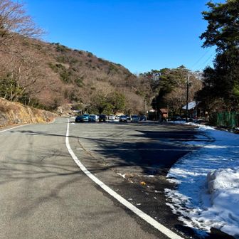 駐車場ゴール

今日もピッケル出番なし
ノーチェンスパ　ノーアイゼン