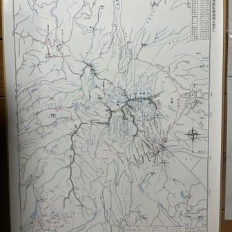 登りたかった大山地図

３日滞在していたのに
真っ白で　お姿も拝見出来なかった

またお目に掛かりに参ります⭐️