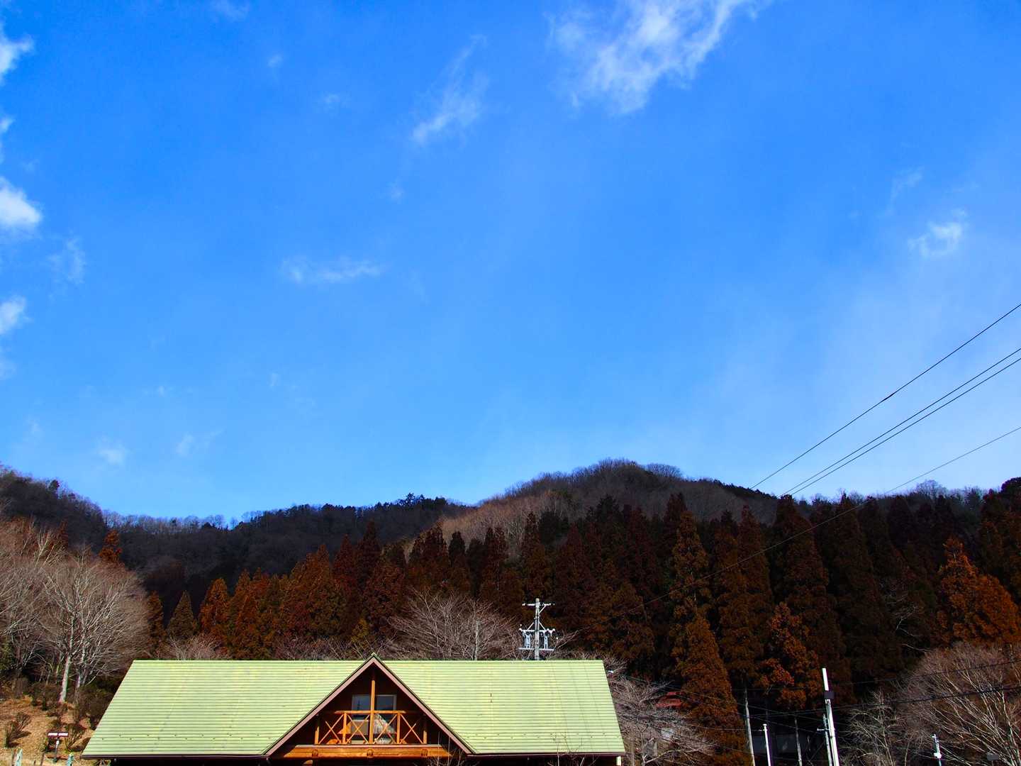下山したら晴れてきた。