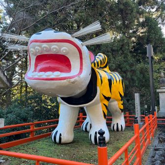 寅さんが(首が動きます)