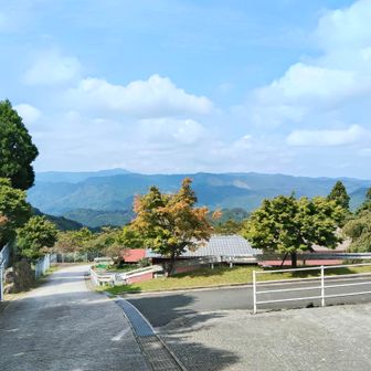 英彦山花園の横を歩いて🅿️まで戻る