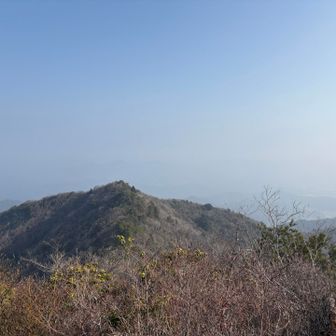 これから向かう山（たぶん💦）