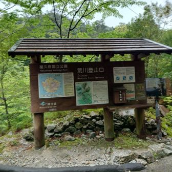 荒川登山口に到着👍
