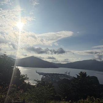 太陽☀️まだ、高いし〜😁