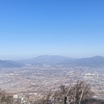 霞んでいなければ北アルプスまで見えるらしい