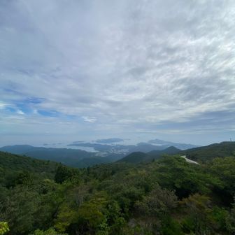 鳥羽方面👀神島や知多半島まで見えました✌️