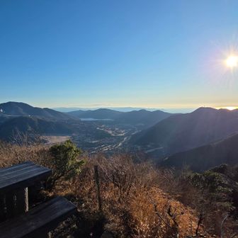 駿河湾に太陽光が反射しているよ🌅
