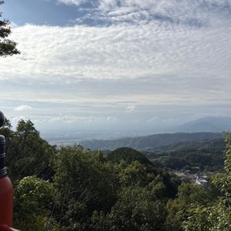 信貴山(標高437m)登頂！
