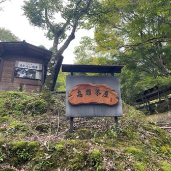途中茶屋もありビールも飲めます
