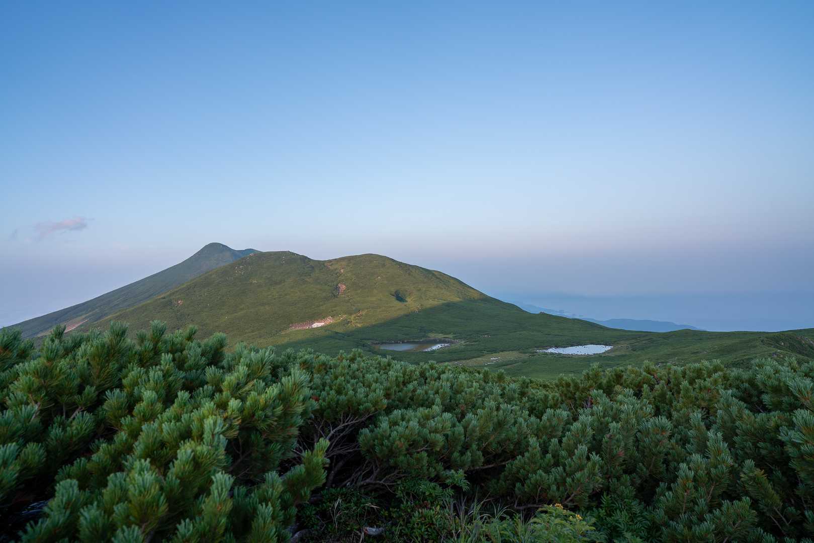 岩尾別登山口-羅臼岳-南岳-知円別岳-硫黄山-硫黄山登山口 縦走コースの写真