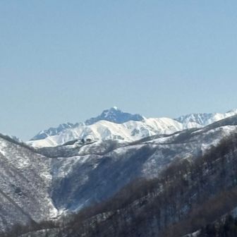 剣岳の存在感凄い✨