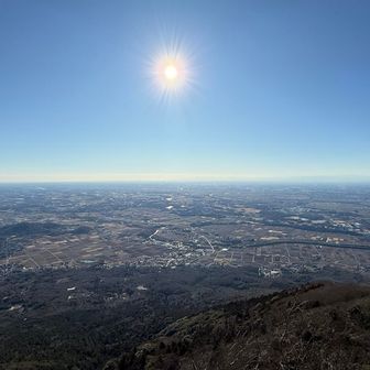 天気が良くいい眺めです