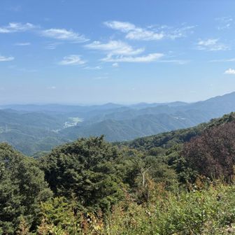 東秩父村市街地。