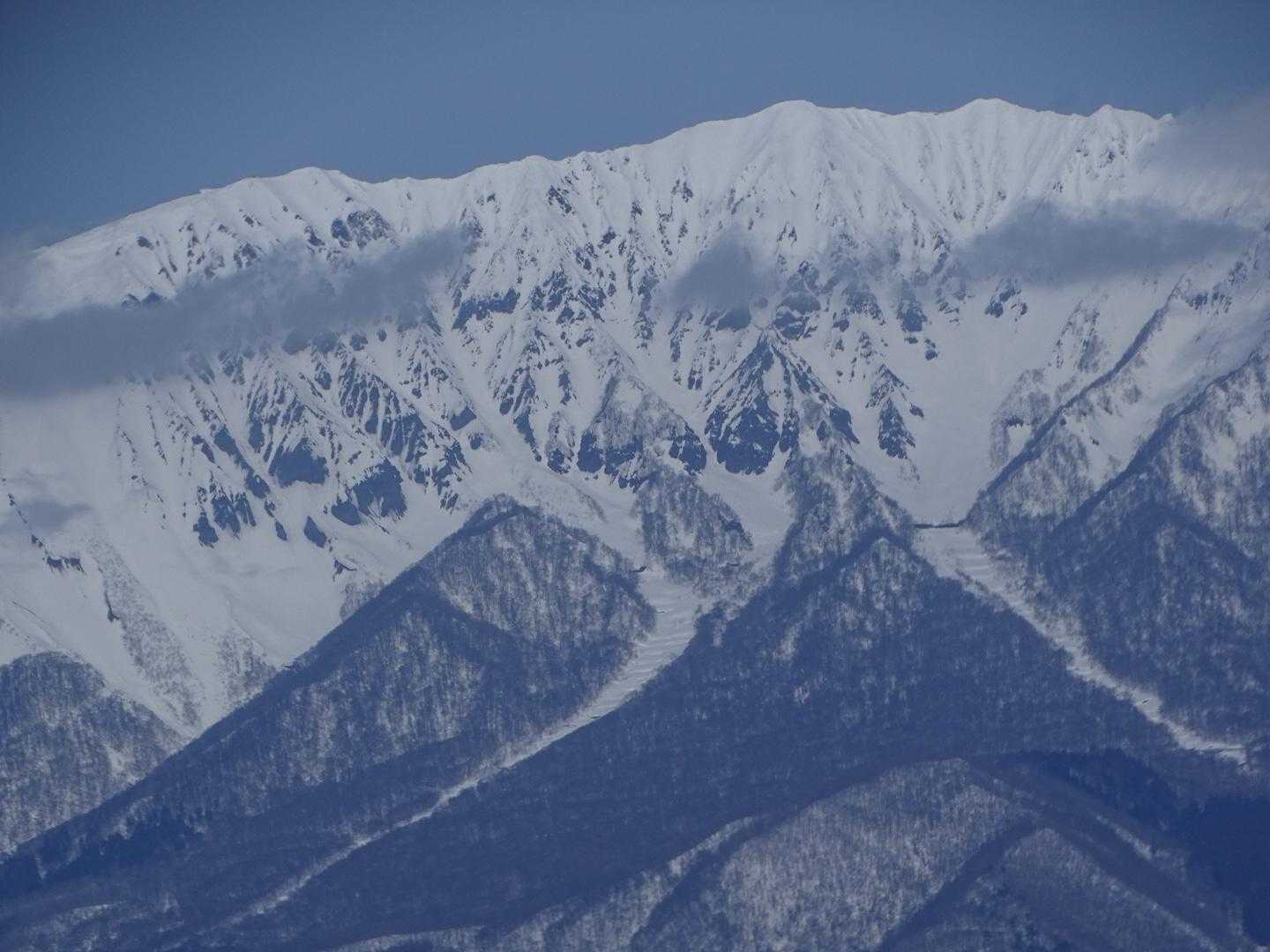 ☁️がなくなり雄大な景色🏔️