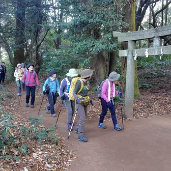 戸の上山に到着