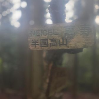 
半国高山、山頂。
