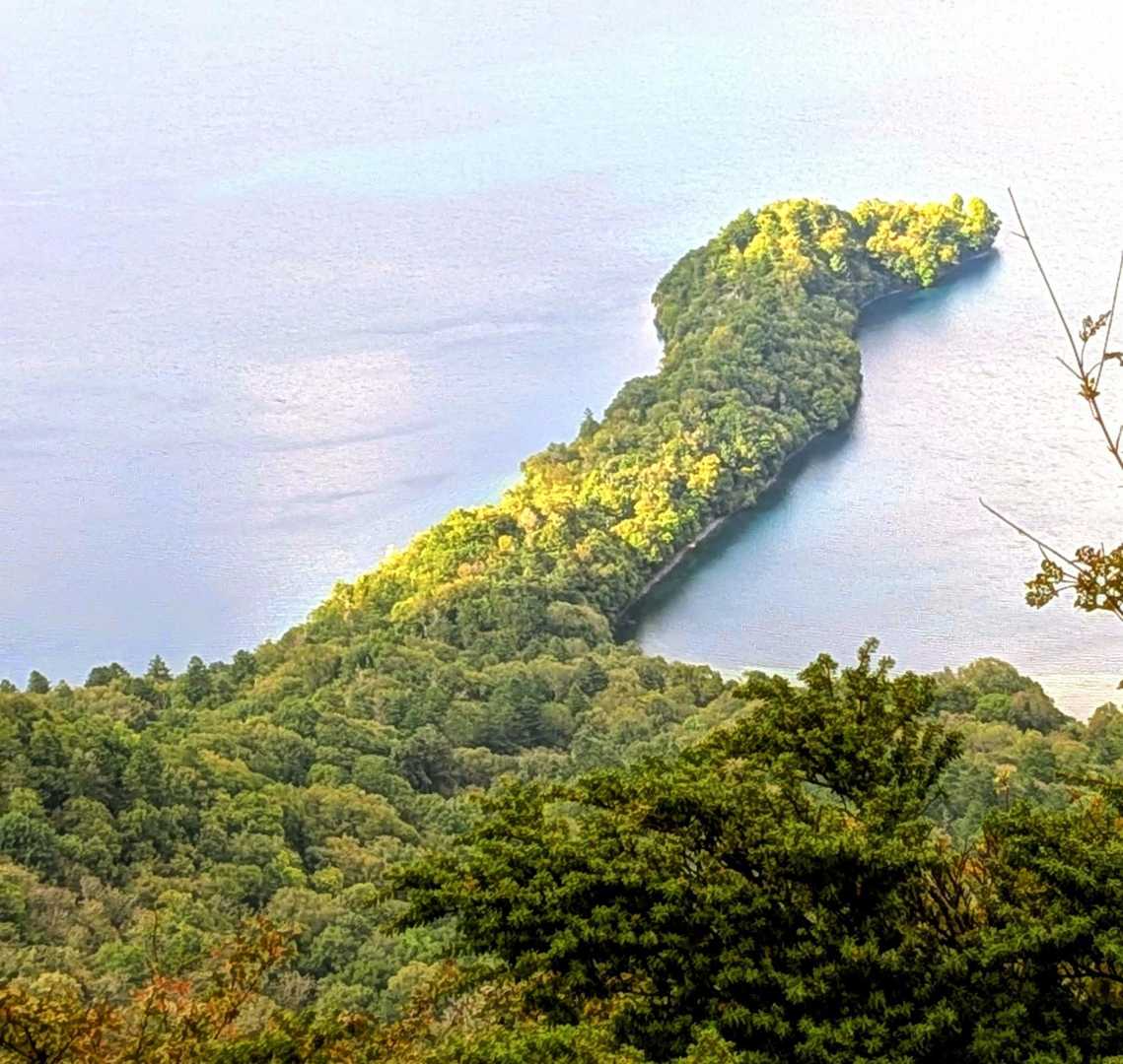 半月山登山口-半月峠-中禅寺山-阿世潟峠 往復コースの写真