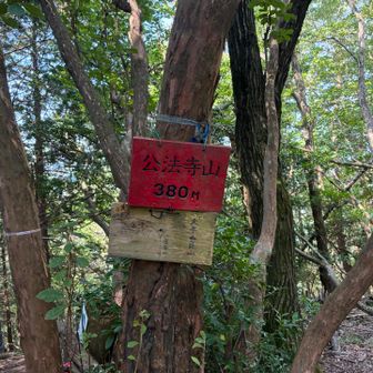 公法寺山に到着！