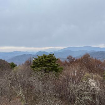 高妻山や妙高山が見える