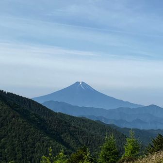 富士山　雪はほとんど溶けました