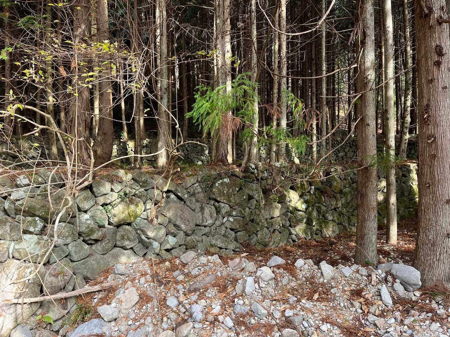 石積みが。