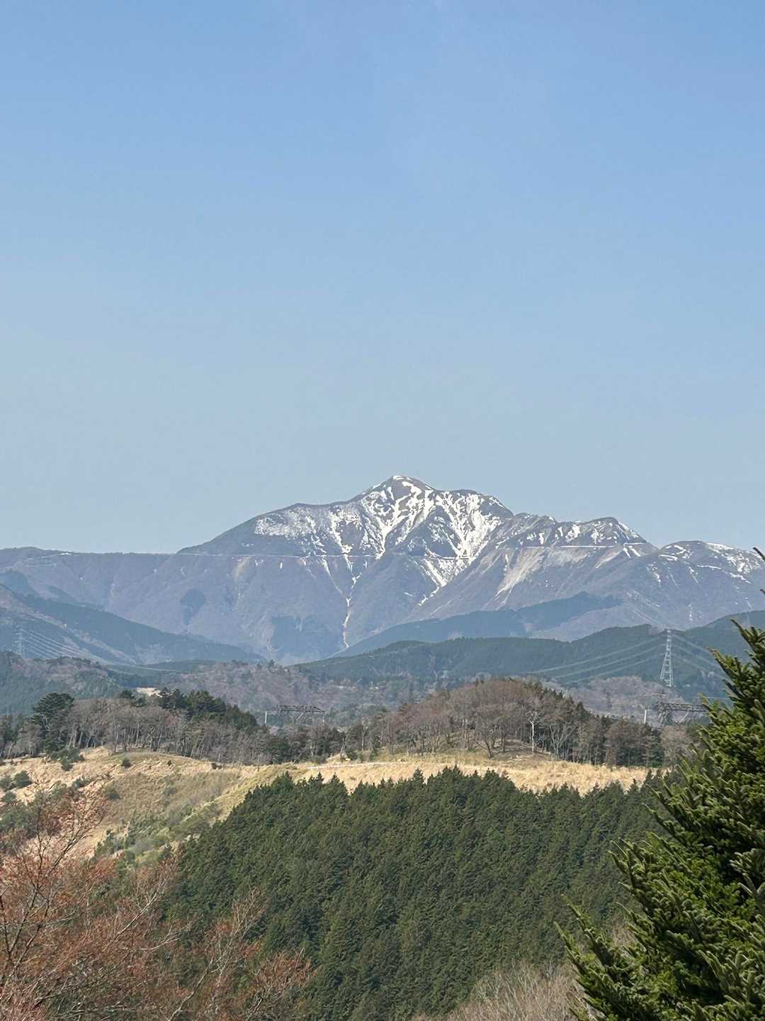 なんと途中で伊吹山の勇姿に出会う😳
雄大でカッコイイ✨
