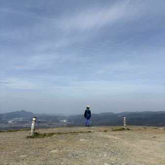 米ノ山展望所でランチして