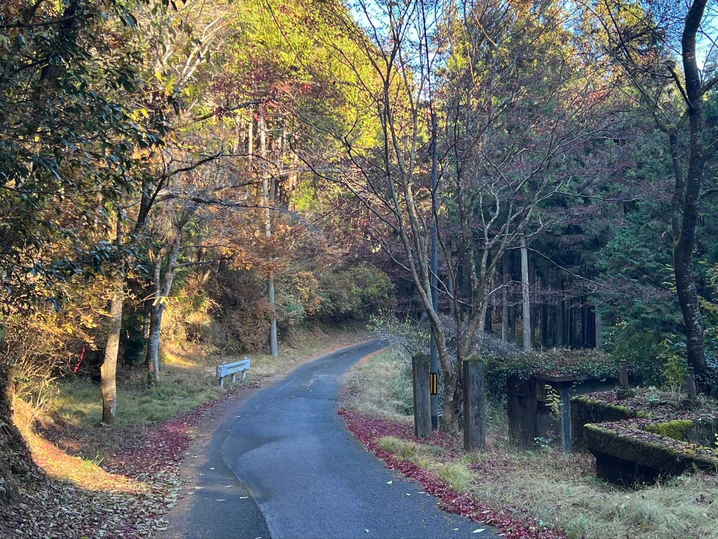 あとは舗装道路