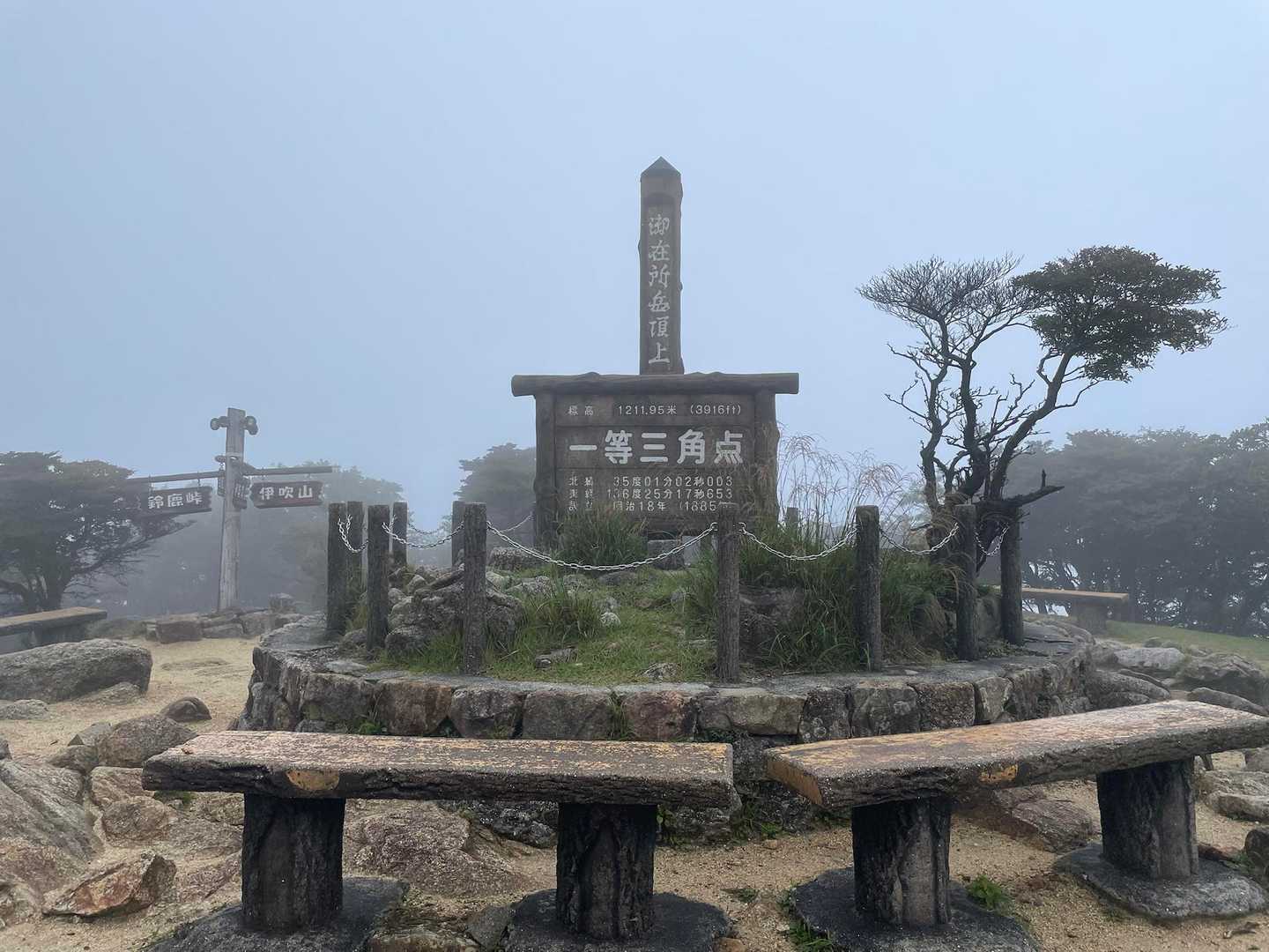 頂上🙌　ガッスガス☁️