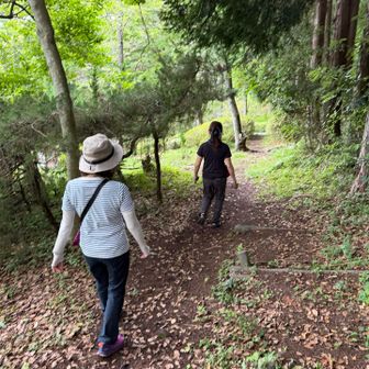 戻ります。
天母山終了。