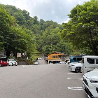 ゴールの見ノ越駐車場に到着。