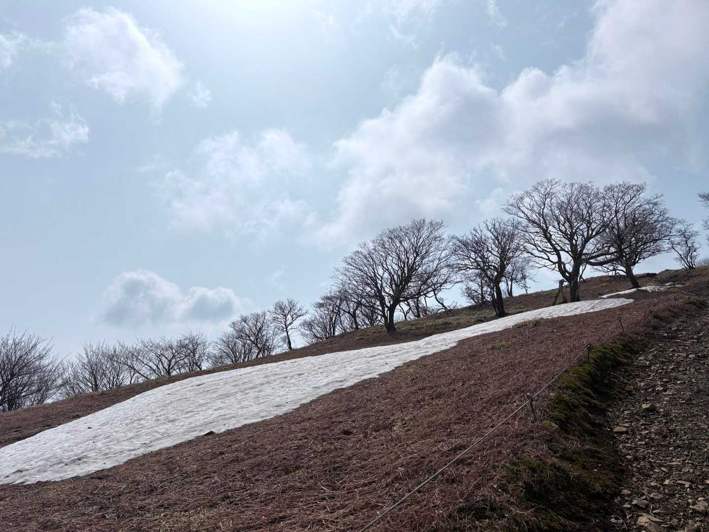 鞍掛トンネル東登山口-鞍掛峠-鈴北岳-鈴ヶ岳 往復コースの写真