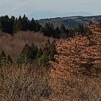 遠くに日光男体山かな