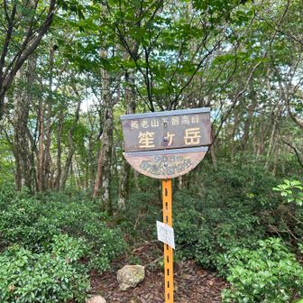 笙ヶ岳（養老山系最高峰）
908ｍ