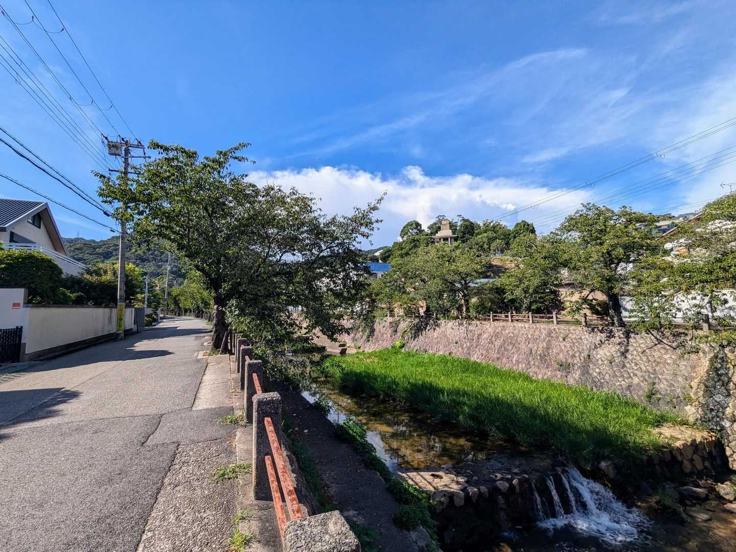 芦屋川駅近くのコインパーキングからのスタート！