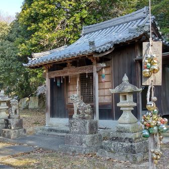 加茂神社
〈50鈴のお清め〉と書いてある
木の枝に　たくさん鈴ぶらさがってた
なんかわからんけど鳴らしとく🙏