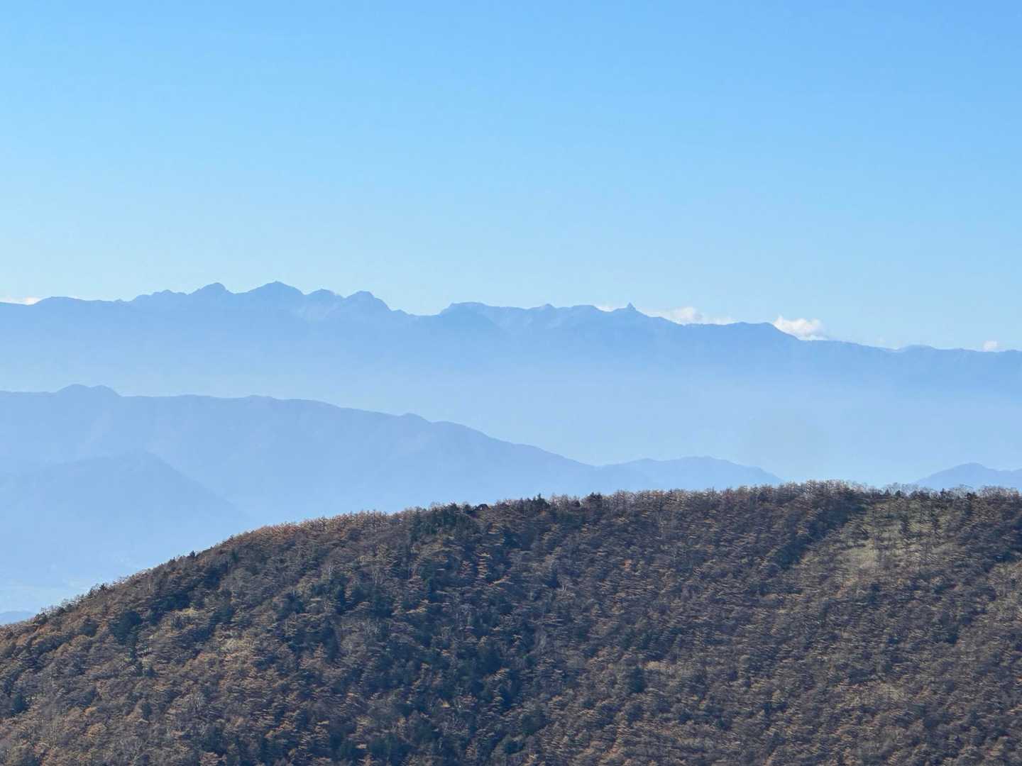 槍穂高もまだまだ見えます