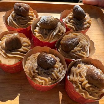 手作りモンブラン😋