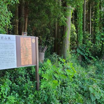 虎御前山登り口