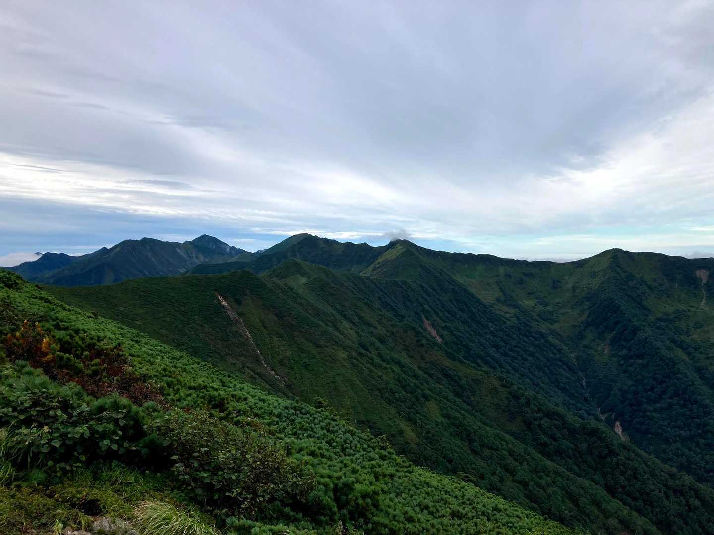カムイエクウチカウシ山方面