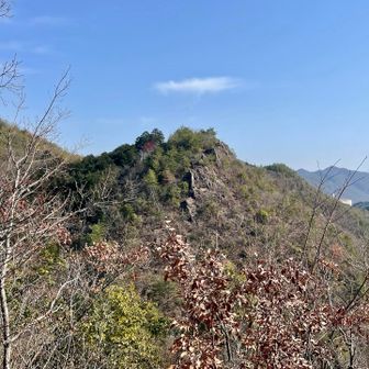 どんぐり山から見た槍どんぐり